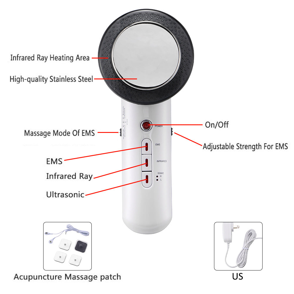 Body Face Lift Ultrasound Body Slimming Massager